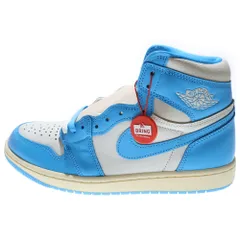 NIKE (ナイキ) AIR JORDAN 1 RETRO HIGH OG UNC REIMAGINED DZ5485-402 エアジョーダン1 レトロ リイマジンド ハイカットスニーカー ホワイト/ブルー US9.5/27.5cm