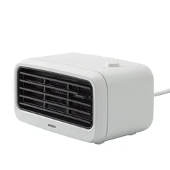 TOPLANDトップランド セラミックヒーター 200W 足元ヒーター 小型 省エネ 速暖 卓上 トイレ 洗面所 脱衣所 転倒防止センサー搭載 ホワイト SC-CH23WT 0