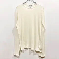 the cure YUKO KUROSAWA 黒沢祐子さんコラボ シアーTシャツ SILK LONG SLEEVE T-SHIRTS シルク混ベア天竺 オフホワイト 【送料込み】