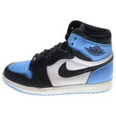 NIKE (ナイキ) AIR JORDAN 1 RETRO HI OG UNIVERSITY BLUE UNC TOE エアジョーダン レトロ ユニバーシティブルー ハイカットスニーカー US9/27cm DZ5485-400