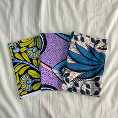 はぎれ 17番、23番、30番 現品限り 布 まとめ売り ハギレセット アフリカン生地 カラフル  [Dセット]