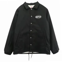 〈美品〉Rconte x OCEANBEETLE【M】コーチジャケット 黒 Rconte x OCEANBEETLE Coach Jacket RconteとOCEANBEETLEのコラボ