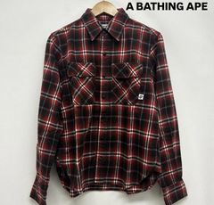 A Bathing Ape ラブジェネチェック 半袖 シャツ 初期タグ キムタク