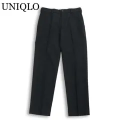 UNIQLO × JW ANDERSON ユニクロ JWアンダーソン 秋冬★ ウール ブレンド ノータック パンツ Sz.73cm　メンズ グレー