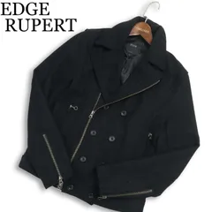 RUPERT EDGE ルパート レザーライダースジャケット 中古・古着通販】EDGE RUPERT (エッジ ルパート) ナポレオンダブル