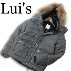 Lui's × AURORA STREAM DOWN ルイス 秋冬 リアル ファー★ ウール オーロラ ストリーム ダウン ジャケット Sz.S　メンズのサムネイル
