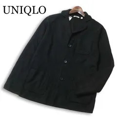 【新品 未使用】 UNIQLO ユニクロ 秋冬 ウール★ ミラノリブ ニット ジャケット カーディガン Sz.M　メンズ 黒