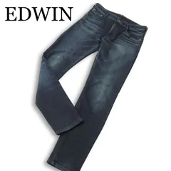 EDWIN エドウィン ER22 ジャージーズ★ 秋冬 裏起毛 USED加工 ストレッチ デニム パンツ ジーンズ Sz.M　メンズ 日本製
