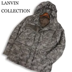 LANVIN COLLECTION ランバン コレクション 秋冬 カモフラ ジャガード柄★ ダウン ジャケット Sz.48　メンズ