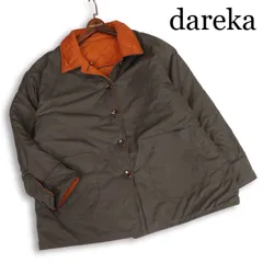 dareka ダレカ 秋冬 2way リバーシブル♪ 中綿 キルティング アウター ジャケット コート Sz.F　レディース