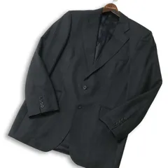 英国製★ Aquascutum アクアスキュータム 秋冬★ カシミヤ混 ウール テーラード ジャケット Sz.L メンズ 灰 グレー