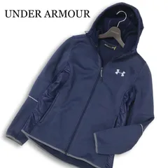 UNDER ARMOUR アンダーアーマー 秋冬 裏起毛★ ジャージ パーカー ジャケット ブルゾン Sz.SM/P　メンズ トレーニング