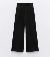 ZARA ブラック ストレート パンツ M