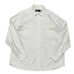 Polo by Ralph Lauren ポロ ラルフローレン ポニーなし ポケット付き 長袖シャツ クリーム No.EA45