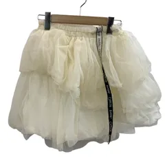 スナイデル SNIDEL Chacott チュールチュチュ ミニスカート サイズ0 SWFT251057 スカート ホワイト 201LB-120