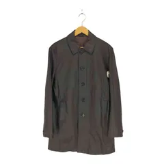 コムサデモードメン COMME CA DU MODE MEN 00s レザー切替ステンカラーコート メンズ JPN：2 