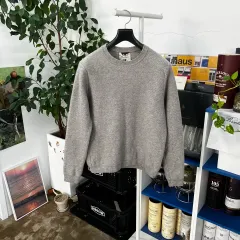the CASHMERE ウール/カシミア ブレンド ニット M