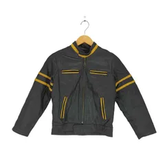 ユーズドフルギ USED古着 {{LOHER}}ラインレザーライダースジャケット レディース 表記無 