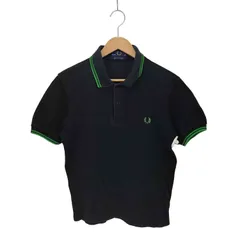 フレッドペリー FRED PERRY イングランド製 ワンポイント刺繍 半袖ポロシャツ メンズ US：38 