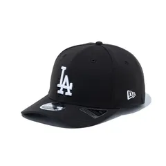 ニューエラ NEW ERA キャップ 帽子 9SEVENTY ストレッチスナップ ロサンゼルス・ドジャース ブラック×ホワイト 黒 LA カジュアル 14527233 サイズ調整可