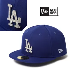 [新品] NEW ERA / ニューエラ 59FIFTY Rhinestone Badge ラインストーンバッジ ロサンゼルス･ドジャース ダークロイヤル 大谷翔平　Jewel Cap ジュエル　キャップ