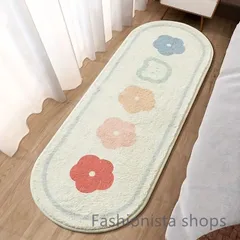 【新品?未使用】 キュートなデザインの長方形ラグマット1pc★エリアラグ★カートゥーンベッドルームカーペットホームベッドサイドブランケ