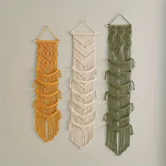 【新品?未使用】 デコレーション タペストリー マクラメキャップホルダー ボヘミアン帽子オーガナイザー 野球帽用 手編み帽子ディスプレイ