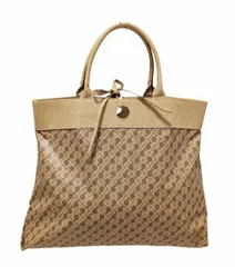 ゲラルディーニ トートバッグ 45cm　ソフティ ハンドバッグ ベージュ ブラウン トート レディース バッグ ナイロン 軽量 GHERARDINI  