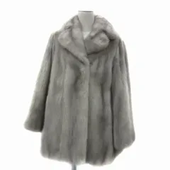 【最終価格】【希少】美品高級ファー ケープ コート サファイアミンク裏地総刺繍 最終価格】【希少】美品高級ファー ケープ コート サファイアミンク