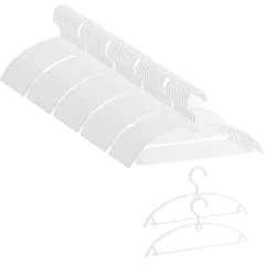 hanger 乾湿両用 ズボン 衣類 型崩れ防止 パンツハンガー ハンガー ハンガー スーツ はんがー ホワイト 滑らない おしゃれ 跡がつかないハンガー かたくずれ防止 収納 50本組 洗濯ハンガー すべらない AYO