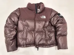 THE NORTH FACE ホワイトレーベル ノベルティ ヌプシ ダウンジャケット ココアブラウン S