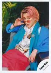 【中古】生写真(ジャニーズ) Snow Man/佐久間大介/膝上/シングル「Dangerholic」MV＆ジャケ写オフショット/公式生写真