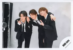 【中古】生写真(ジャニーズ) HiHi Jets/高橋優斗・井上瑞稀・橋本涼/横型・膝上/HiHi Jets オリジナルグッズ2022オリジナルフォト/公式生写真