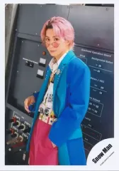 【中古】生写真(ジャニーズ) Snow Man/佐久間大介/膝上/シングル「Dangerholic」MV＆ジャケ写オフショット/公式生写真