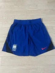 ナイキ 韓国 サッカー ハーフパンツ ブルー