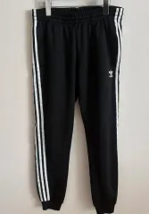 アディダス レディース 3本線 トレーニング ズボン ブラック XL