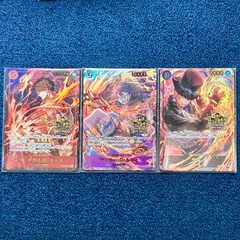 ☆ ワンピースカードゲーム 3rd anniversary 3周年セット ルフィ エース サボ ☆