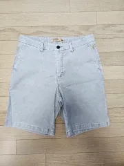 QUIKSILVER コーデュロイ ハーフパンツ (ライト グレー_30インチ)