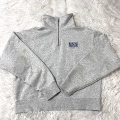 古着 MARTHE FRANCOIS GIRBAUD マリテフランソワジルボー ハーフジップ トレーナー グレー 2511-615