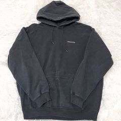 thisisneverthat パーカー デカロゴ ブラック XL 0458 - メルカリ