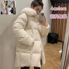 ダウンジャケット レディース 暖かい 防寒 防風 ファー フード付き ダウン90％ 高級感 動きやすい 重ね着 肌触り アウトドア お出かけ 日常