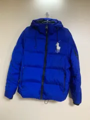 POLO RALPH LAUREN ブルー ダウン アウター (M)