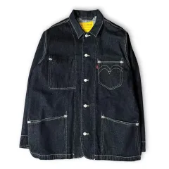 LEVI'S レッド ENGINEERED GARMENTS インディゴデニム ブルーブラック マルチポケット デニム ジャケット L