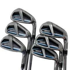 【中古】 テーラーメイド SIM MAX・OS  7S アイアンセット IR KBS MAX85 JP (フレックスR) メンズ 男性用 右利き 右用 Cランク ゴルフクラブ