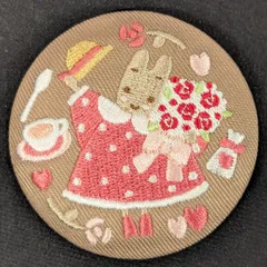 バンダイ サンリオキャラクターズ刺繍缶バッジビスケット3 マロンクリーム 2024年