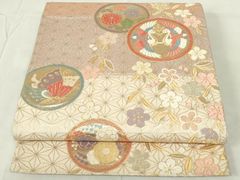 V3457 ○高級 正絹 唐織 六通 袋帯 - メルカリ