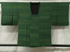 平和屋着物■道行コート　リバーシブル　霞文　暈し染め　正絹　逸品　未使用　CABB5308ua