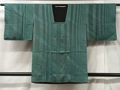 平和屋着物■道行コート　リバーシブル　斜縞　暈し染め　正絹　逸品　未使用　CABB5325ua