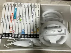 Wii ソフトまとめ売り　ハンドル、ヌンチャクセット