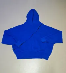 新世界 BAYC Nonnod 2ピース クロップド フード #8446 ウォッシュド ブルー フードTシャツ